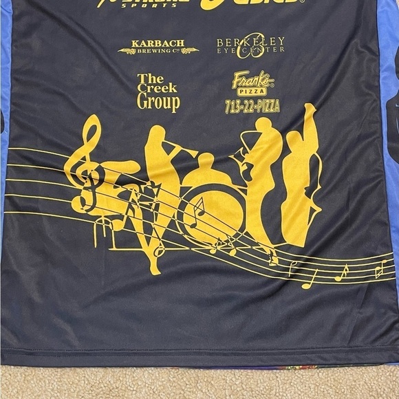 Rhythm and Blues - Houston 5K Run - Finish Strong Men's Athletic Shirt - Sz XXL - Picture 12 of 15